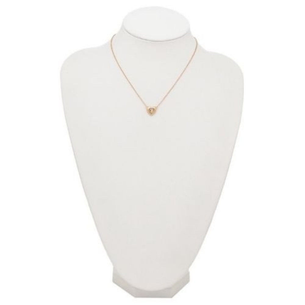 Coach F27135 Open Circle Heart Rose Gold Necklace - Picture 5 of 8